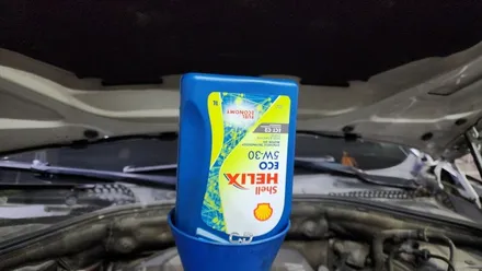 대구씨앤디 : 수입차전문정비소 / BMW 5시리즈 (F10) 520d 16년식 쉘 힐릭스 ECO 5W-30 엔진오일교환