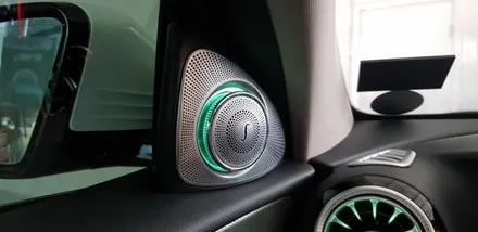 벤츠 E300 W213 부메스터ST 전동트위터 +LED송풍구 장착작업 벤츠튜닝 송풍구LED 전동스피커 엠비언트 실내튜닝 수입차전문점 대구벤츠전문점 대구앞산씨앤디인터내셔널