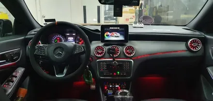 벤츠 CLA 200d 송풍구 엠비언트 도어엠비언트 풋등 장착작업  엠비언트 라이트 무드등 대구 카센터 수입차 정비 튜닝 수리 전문점 씨앤디인터내셔널
