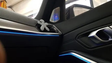 BMW G20 320i 20년식 LED 회오리 트위터 풀세트 시공 작업 대구BMW엠비언트 대구BMW튜닝 대구BMW전문점 씨앤디인터내셔널 엠비언트 무드등 실내등 스피커 앞산 씨앤디