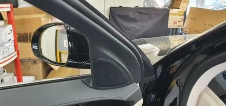 대구 벤츠 S클래스 S450 22년식 액티브 엠비언트와 함께 4D 전동트위터 교체하여 실내 분위기 반전!  차량내 인테리어 하기 좋은 전동트위터 대구엠비언트 대구자동차전문 씨앤디