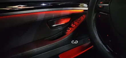 BMW 520d F10 15년식 :: 5시리즈 엠비언트 광량 업 시공 후기✨:: 엠비언트의 광량이 줄었을때 :: 밝기 업그레이드 :: 대구 남구 대명동 수입차 전문 튜닝샵 씨앤디