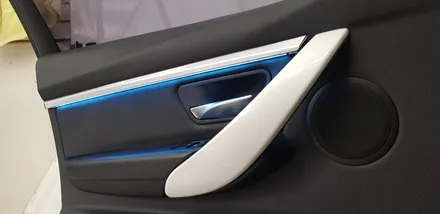 BMW 3시리즈 F30 320d 실내 엠비언트 라이트 시공 후기 대구 BMW튜닝 BMW정비 전문점 대구수입차정비 씨앤디 4도어 LED 무드등 가변엠비언트 2WAY 수입차튜닝