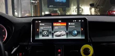 BMW E71 X6 안드로이드 10.25인치 모니터 교체 작업,bmw 수리 정비 튜닝 전문점 모니터 확장 안드로이드 7.1 대구 카센터 씨앤디인터내셔널