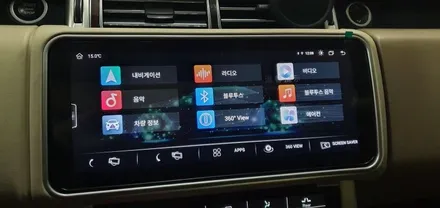 랜드로버 레인지로버 보그 안드로이드 올인원 + 터치 공조기 장착 후기 안드로이드 연동으로 훨씬 더 편하게 수입차 튜닝 및 정비 전문점 대구 씨앤디 인터내셔널