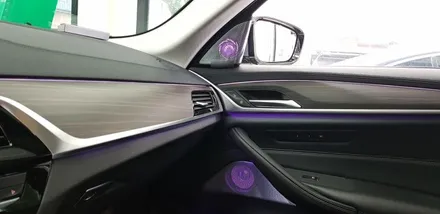 : BMW G30 520d 바워스앤윌킨스ST 회오리트위터, 미드커버 뱅앤올룹슨ST 미드스피커 장착 : 차량실내 분위기를 더욱 무드있게 연출하고싶다면? : 대구대명동 씨앤디인터내셔널