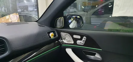 [대구씨앤디] 벤츠 GLE클래스 W167 GLE400d 19\'- 실내 앰비언트라이트 전동트위터 시공 및 사이드미러 교체 : 광각미러로 더욱 넓어진 사이드미러 : 남구대명동 씨앤디