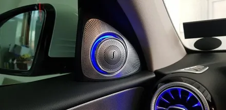 벤츠 E300 W213 부메스터ST 전동트위터 +LED송풍구 장착작업 벤츠튜닝 송풍구LED 전동스피커 엠비언트 실내튜닝 수입차전문점 대구벤츠전문점 대구앞산씨앤디인터내셔널