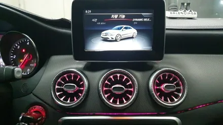 벤츠 CLA 200d 송풍구 엠비언트 도어엠비언트 풋등 장착작업  엠비언트 라이트 무드등 대구 카센터 수입차 정비 튜닝 수리 전문점 씨앤디인터내셔널