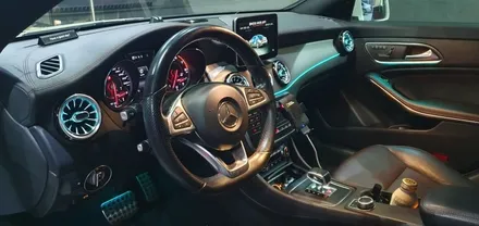 벤츠 CLA클래스 C117 CLA45 AMG 4매틱 15년식 송풍구 엠비언트, 도어트림, 대시보드 엠비언트 라이트 장착 작업 CLA엠비언트 무드등 시공후기 벤츠튜닝전문점 대구씨앤디