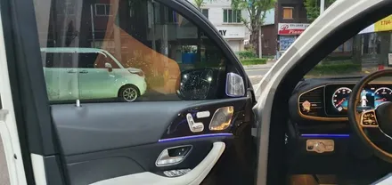 [대구씨앤디] 벤츠 GLE클래스 W167 GLE400d 19\'- 실내 앰비언트라이트 전동트위터 시공 및 사이드미러 교체 : 광각미러로 더욱 넓어진 사이드미러 : 남구대명동 씨앤디