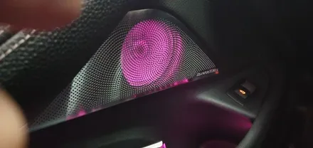 BMW G30 520d 회오리트위터+미드레인지 커버 장착 작업 대구 BMW튜닝 G30회오리스피커 실내 시공후기 엠비언트 튜닝 수입차정비 전문 씨앤디LED미드커버 바워스ST