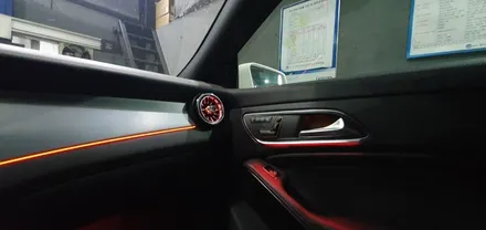 대구 벤츠 CLA 45 AMG 4매틱 송풍구, 도어트림, 대시보드 엠비언트 시공기 차량 내 분위기를 엠비언트 시공으로 반전! 대구엠비언트 엠비언트라이트 자동차엠비언트 엠비언트시공
