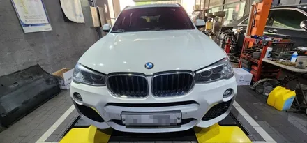BMW F25 X3 xDrive20d 17년식 엔진오일교환 및 배터리교체 작업 BMW엔진오일교환 BMW배터리교체 시공후기 합성유 쉘 힐릭스 ECO 5W30 대구수입차정비 씨앤디