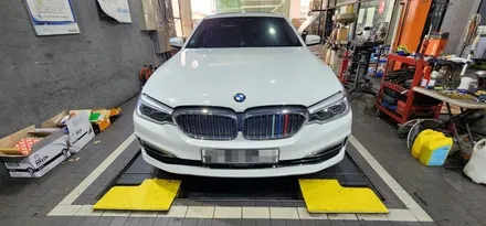 BMW G30 520i 프론트/리어 브레이크패드 교체 리어 디퍼런셜오일 데후오일 교환 작업 5시리즈 20년식 BMW520i 앞패드교환 뒤패드교환 시공후기 대구수입차정비 남구 씨앤디