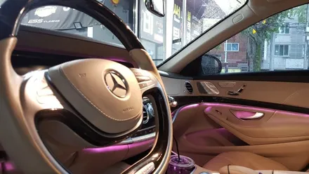 시동ON/OFF 벤츠 S클래스 W222 S 350 CDI (2014) 부메스터st 3D 전동 트위터 시공 : 실내 라이트 엠비언트 앰비언트 LED 수입차튜닝 : 대구씨앤디인터내셔널