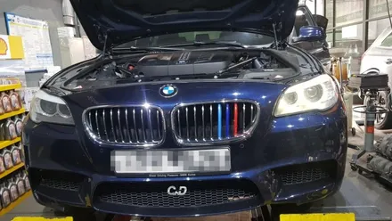BMW 520d 헤드라이트 드라이버 모듈 교환 : 엠비언트 라이트 레드 장착 : 차량 분위기 : 차량 정비 : 차량 튜닝 : 대구 씨앤디
