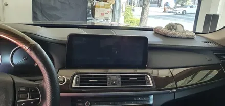 BMW F01 7시리즈 12.3인치 안드로이드 네비게이션 올인원 모니터 시공 후기 , 대구 수입차 수리 튜닝 정비 전문점 대명동 카센터 씨앤디인터내셔널