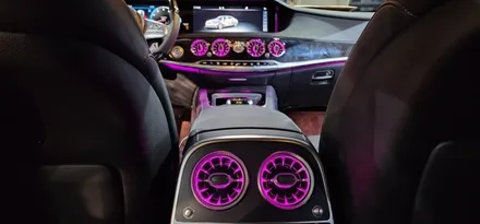 벤츠 W222 S350 L 20년식 LED송풍구 + 부메스터 + LED리어송풍구 시공 장착 후기 BENZ S클래스 실내 엠비언트 분위기 조명 튜닝 전문점 대구 남구 씨앤디인터내셔널