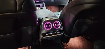 벤츠 W222 S350 L 20년식 LED송풍구 + 부메스터 + LED리어송풍구 시공 장착 후기 BENZ S클래스 실내 엠비언트 분위기 조명 튜닝 전문점 대구 남구 씨앤디인터내셔널