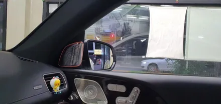 [대구씨앤디] 벤츠 GLE클래스 W167 GLE400d 19\'- 실내 앰비언트라이트 전동트위터 시공 및 사이드미러 교체 : 광각미러로 더욱 넓어진 사이드미러 : 남구대명동 씨앤디