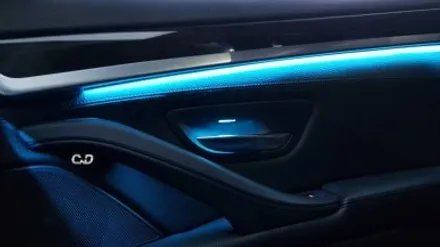 :: 대구 튜닝샵 528i F10 13년식 엠비언트 잘하는 곳 🌈:: BMW 5시리즈 3색 엠비언트(가변) 장착 - 주황색 / 아이스블루 / 화이트  :: 수입차 전문점 씨앤디✔