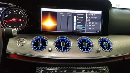 [대구씨앤디] 벤츠 E클래스 W213 E200 16\'-24\' 실내 송풍구 앰비언트라이트 시공 : 차량 실내인테리어 LED시공 라이트 엠비언트 차용품 남구 대명동 씨앤디인터내셔널 :