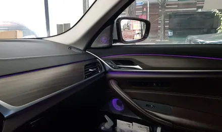 BMW G30 520d 회오리트위터 미드커버 미드스피커 교체작업 520d 엠비언트 작업 바워스 st 트위터 스피커 교체 대구bmw정비 튜닝 대구씨앤디인터내셔널