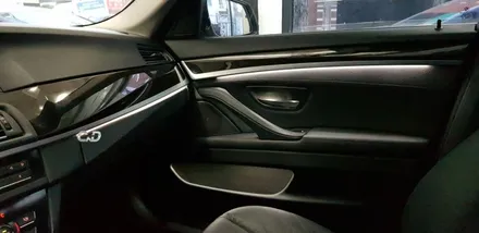 :: 대구 튜닝샵 528i F10 13년식 엠비언트 잘하는 곳 🌈:: BMW 5시리즈 3색 엠비언트(가변) 장착 - 주황색 / 아이스블루 / 화이트  :: 수입차 전문점 씨앤디✔