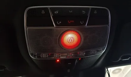 벤츠 S클래스 W222 S500 송풍구LED 천장 센터/사이드 엠비언트, 선글라스케이스 실버 부메스터st 엠비언트 시공 작업 대구 벤츠튜닝 실내엠비언트 장착 전문점 씨앤디인터내셔널