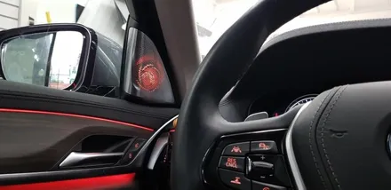 : BMW G30 520d 바워스앤윌킨스ST 회오리트위터, 미드커버 뱅앤올룹슨ST 미드스피커 장착 : 차량실내 분위기를 더욱 무드있게 연출하고싶다면? : 대구대명동 씨앤디인터내셔널