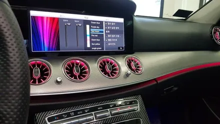[대구씨앤디] 벤츠 E클래스 W213 E200 16\'-24\' 실내 송풍구 앰비언트라이트 시공 : 차량 실내인테리어 LED시공 라이트 엠비언트 차용품 남구 대명동 씨앤디인터내셔널 :