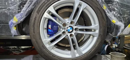 대구 BMW 528i F10 (2016) 블루 캘리퍼 도색 작업 후기👀 :: 바퀴에 시선이 자꾸만 가는 드레스업 튜닝💙:: 5시리즈 비포 애프터 :: 남구 튜닝샵 카센터 씨앤디