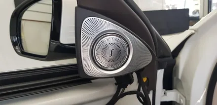 벤츠 S클래스 W222 S350 부메스터st 3D 전동 트위터 스피커 장착 작업 대구 벤츠 실내 튜닝 씨앤디 인터내셔널 실내무드등 엠비언트