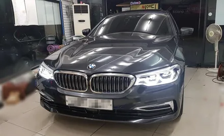 BMW G30 530i 회오리스피커 시공후기 회오리트위터 LED 미드레인지 커버 미드스피커 교체 장착 작업 5시리즈 BMW실내튜닝 엠비언트 수입차튜닝 대구 씨앤디
