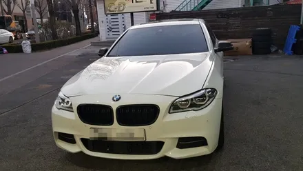 :: 대구 튜닝샵 528i F10 13년식 엠비언트 잘하는 곳 🌈:: BMW 5시리즈 3색 엠비언트(가변) 장착 - 주황색 / 아이스블루 / 화이트  :: 수입차 전문점 씨앤디✔