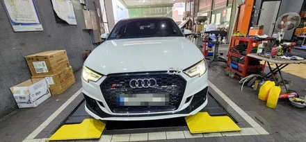 아우디 A3 40 TFSI 8V 18년식 엔진오일 교체 과정, 오일필터, 에어크리너도 함께✨:: 엔진오일의 적정한 교체 주기는? :: 대구 수입차 전문 정비소 씨앤디인터내셔널
