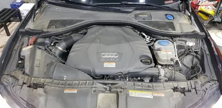아우디 A6 3.0 TDI 뱅앤 스타일 전동트위터 장착 및 엔진오일교환 작업 대구 아우디 튜닝 전문점 씨앤디 인터내셔널 AUDI B&O 트위터 64색 엠비언트