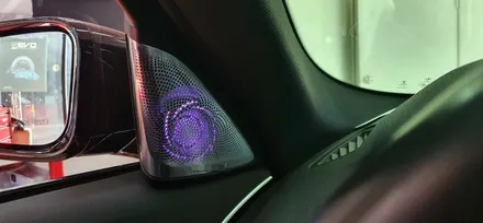 BMW G30 520d 회오리트위터+미드레인지 커버 장착 작업 대구 BMW튜닝 G30회오리스피커 실내 시공후기 엠비언트 튜닝 수입차정비 전문 씨앤디LED미드커버 바워스ST