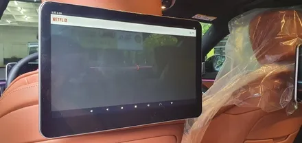벤츠 S450 W223 4MATIC 22년식 리어 모니터, 부메스터 시공 작업 신형 S클래스 전동트위터 스피커 장착 대구 벤츠튜닝 수입차튜닝 전문 씨앤디