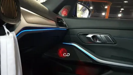 BMW g20 330i (2019) 엠비언트 풀세트 시공 : LED 회오리 트위터 포함 LED 스피커 : 실내 분위기를 느낌있고 감성적이게 ✨ : 라이트시공 : 대구 앞산 씨앤디