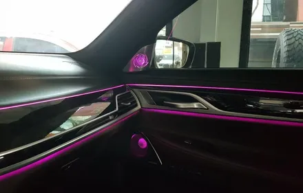 [C&D인터내셔널] BMW 7시리즈 G11 G12 회오리 트위터 풀 세트 시공/ 자동차튜닝/자동차개조/차량용품/자동차인테리어/전동트위터/자동차무드등/ 감각적인 엠비언트라이트