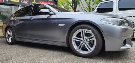 대구 BMW 528i F10 (2016) 블루 캘리퍼 도색 작업 후기👀 :: 바퀴에 시선이 자꾸만 가는 드레스업 튜닝💙:: 5시리즈 비포 애프터 :: 남구 튜닝샵 카센터 씨앤디