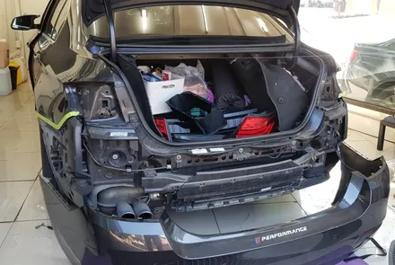 BMW 3시리즈 F30 320d 실내 엠비언트 라이트 시공 후기 대구 BMW튜닝 BMW정비 전문점 대구수입차정비 씨앤디 4도어 LED 무드등 가변엠비언트 2WAY 수입차튜닝