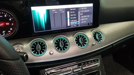 [대구씨앤디] 벤츠 E클래스 W213 E200 16\'-24\' 실내 송풍구 앰비언트라이트 시공 : 차량 실내인테리어 LED시공 라이트 엠비언트 차용품 남구 대명동 씨앤디인터내셔널 :
