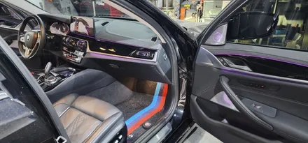 BMW G30 530i 회오리트위터, 송풍구엠비언트 작업 LED 미드레인지커버, 미드스피커 교체 튜닝 작업 5시리즈 BMW530i 21년식 실내 무드등 장착 시공후기 대구 씨앤디