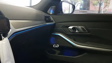 BMW g20 330i (2019) 엠비언트 풀세트 시공 : LED 회오리 트위터 포함 LED 스피커 : 실내 분위기를 느낌있고 감성적이게 ✨ : 라이트시공 : 대구 앞산 씨앤디