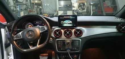 대구 벤츠 CLA 45 AMG 4매틱 송풍구, 도어트림, 대시보드 엠비언트 시공기 차량 내 분위기를 엠비언트 시공으로 반전! 대구엠비언트 엠비언트라이트 자동차엠비언트 엠비언트시공