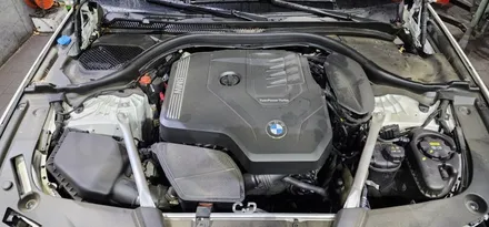 수입차정비소 : 대구 BMW 5시리즈 (G30) LCI 530i 2023년식 / 쉘 힐릭스 울트라 0W-30 엔진오일 교환