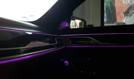 BMW 740d G11 G12 회오리트위터 바우어앤윌킨스ST 회오리 트위터 스피커 풀셋 교체 작업 실내 엠비언트 시공 후기 회오리 엠비언트 시공 대구 카센터 씨앤디인터내셔널